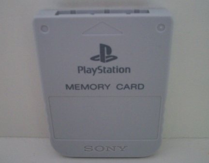 Memory Card (White) - PS1 Accessory
